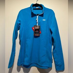 NWT Helly Hansen Women’s Blue Daybreaker 1/2 Zip Fleece Size XL
